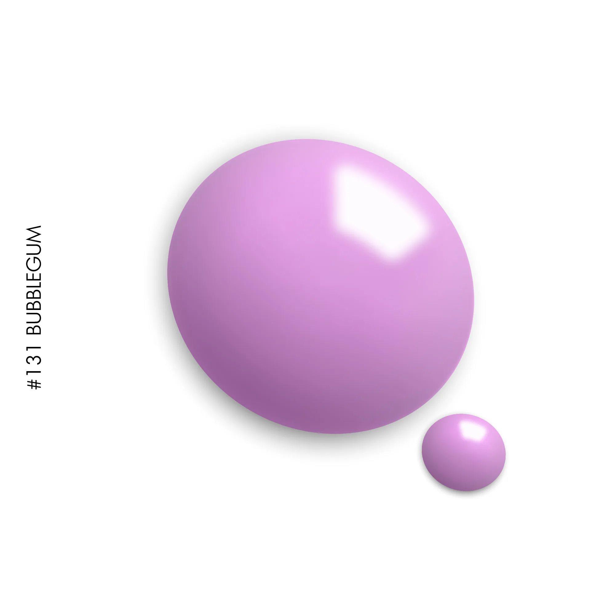 131 Bubblegum gel polish